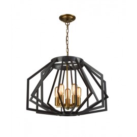 CLA-Gamba: Wide / Narrow Angluar Cage Pendant Lights